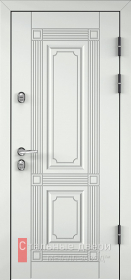 Входные двери МДФ в Краснознаменске «Белые двери МДФ»