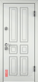 Входные двери МДФ в Краснознаменске «Белые двери МДФ»